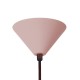  Konko lampa wisząca średnica 30cm różowa