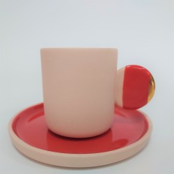  Espresso light pink/red